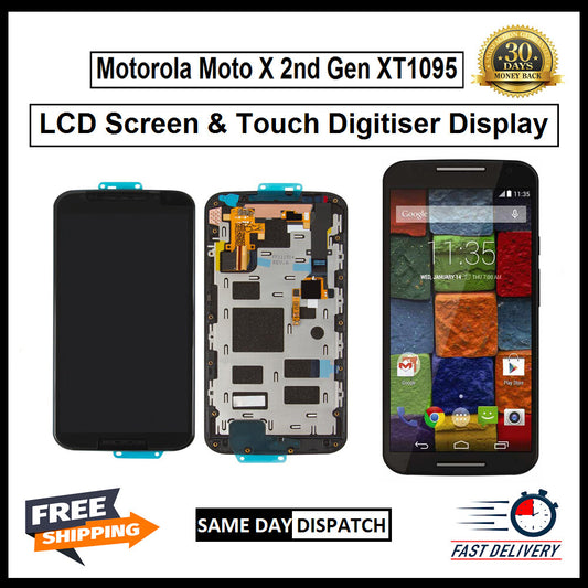 Motorola Moto X 2nd GEN XT1095 Display Screen Touch Digitizer Replacement LCD