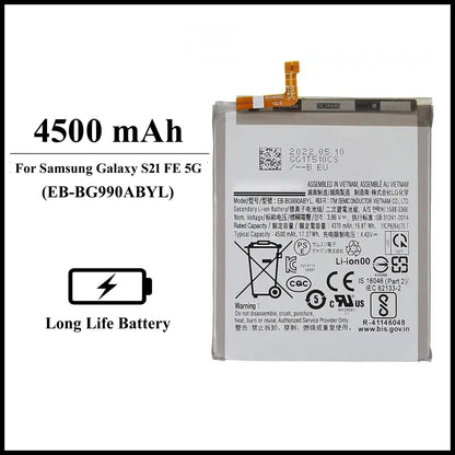 For Samsung Galaxy S21 FE 5G ( SM-G990B ) 4500mAh+ Internal Replacement Battery