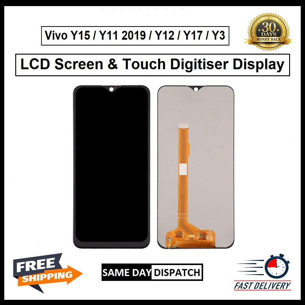 For Vivo Y15/Y11 2019/Y12/Y17/Y3 Display Screen Touch Digitizer Replacement  LCD