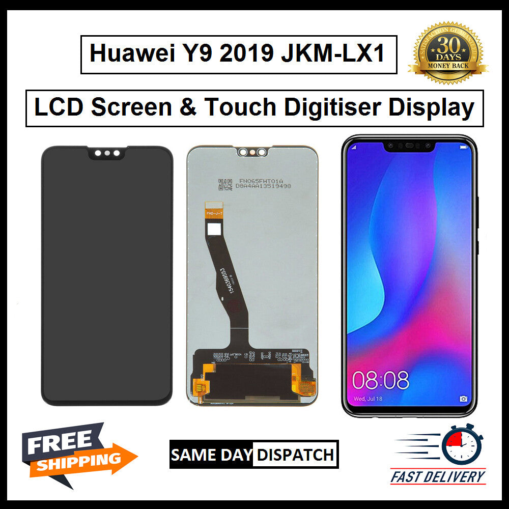 For Huawei Y9 2019 JKM-LX1 Display Screen Touch Digitizer Replacement LCD
