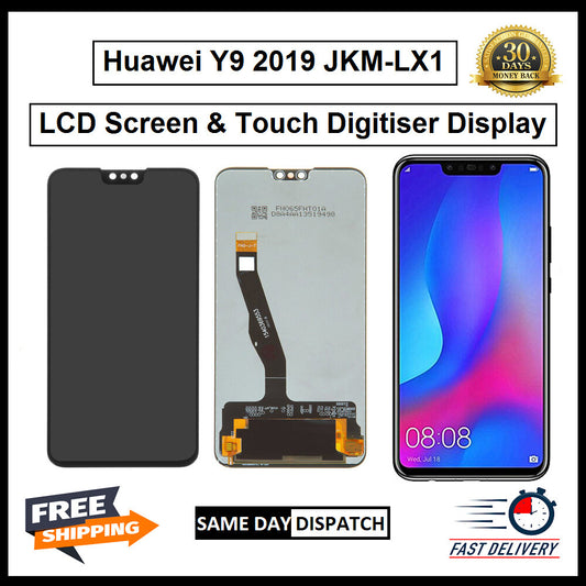 For Huawei Y9 2019 JKM-LX1 Display Screen Touch Digitizer Replacement LCD
