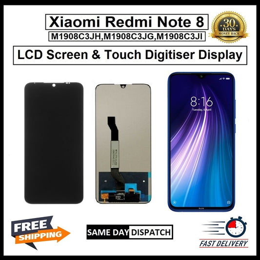 For Xiaomi Redmi Note 8 / Note 8T LCD Display Screen Touch Digitizer Replacement