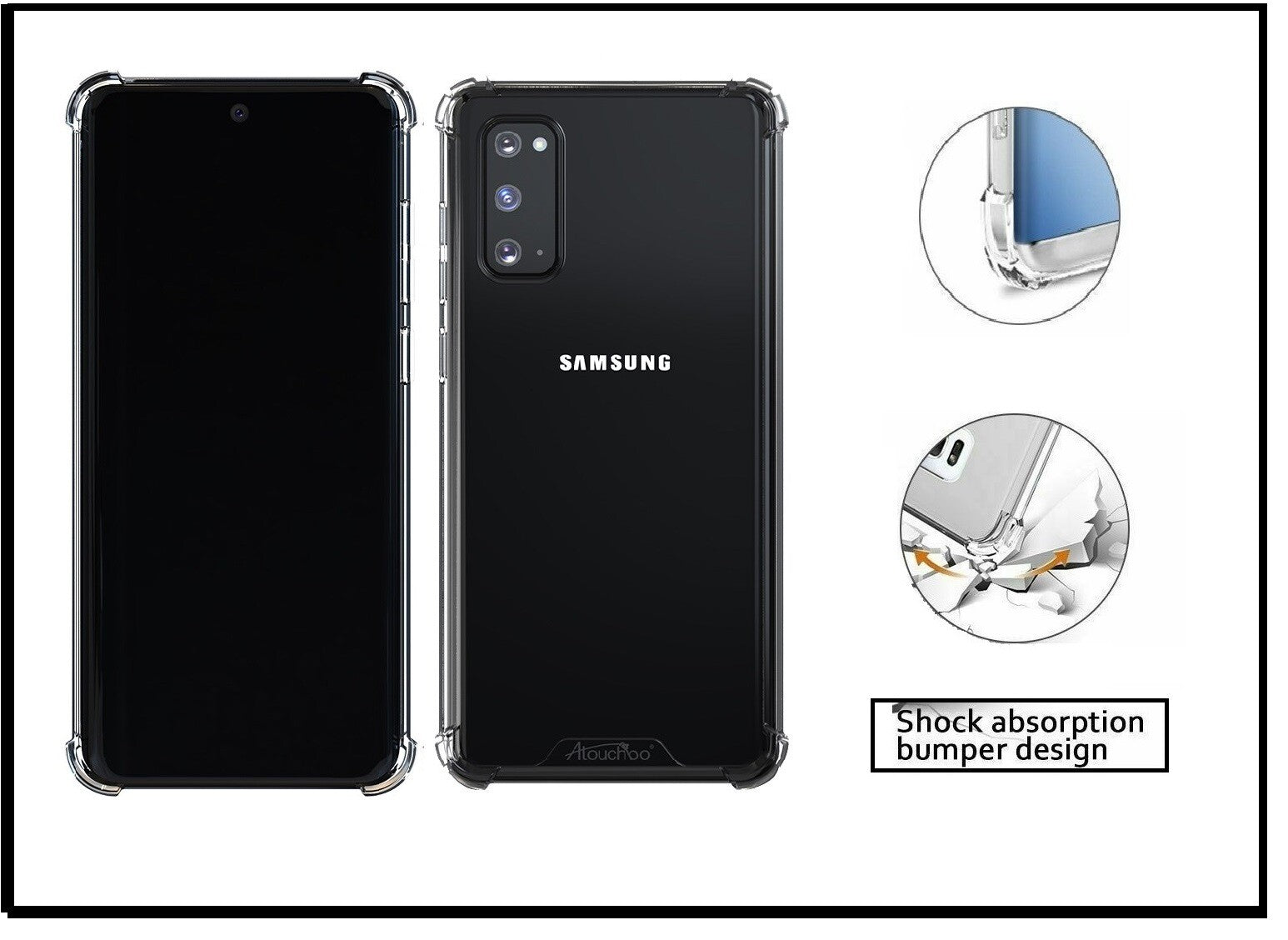For Samsung Galaxy S20 Plus 5G King Kong & Silicon Shockproof Case Cover