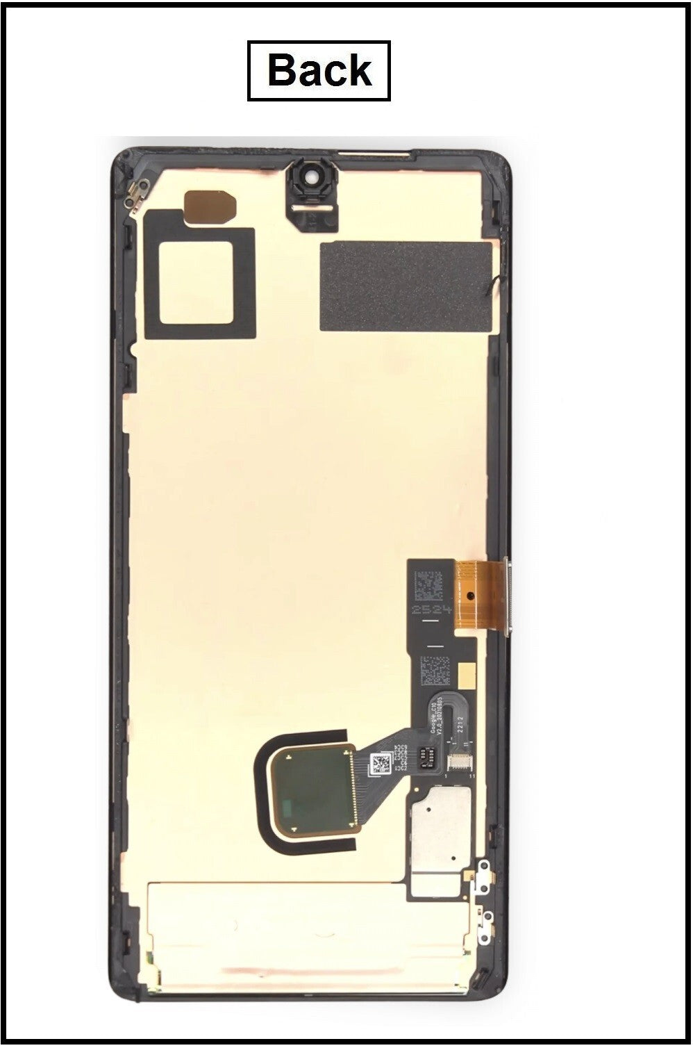 For Google Pixel 7 Pro / GP4BC / GE2AE LCD Display Touch Digitizer Replacement
