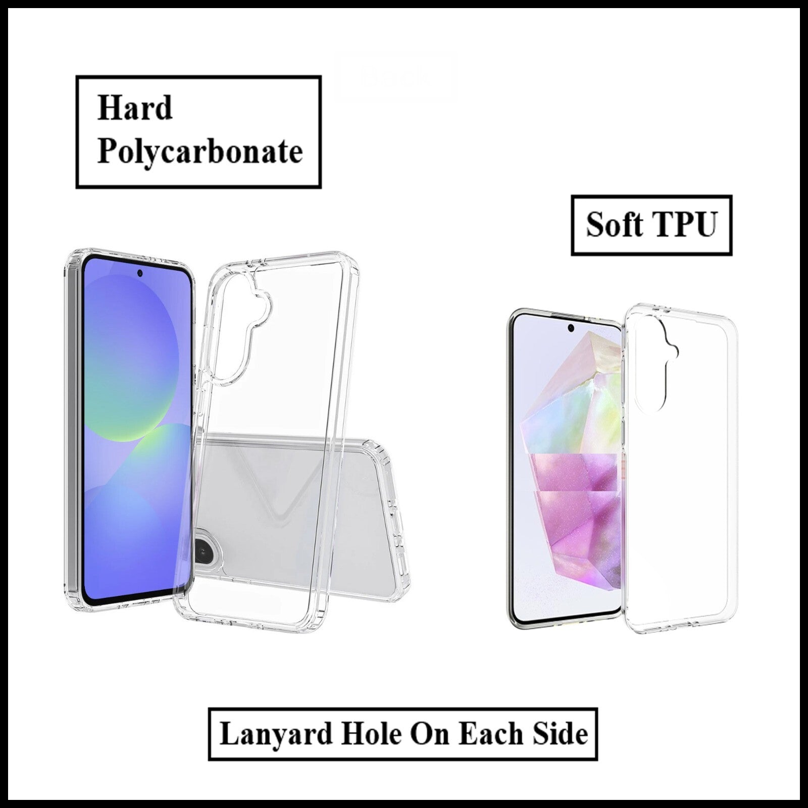 For Samsung Galaxy A36 5G Slim Clear Shockproof Gel Phone Cover