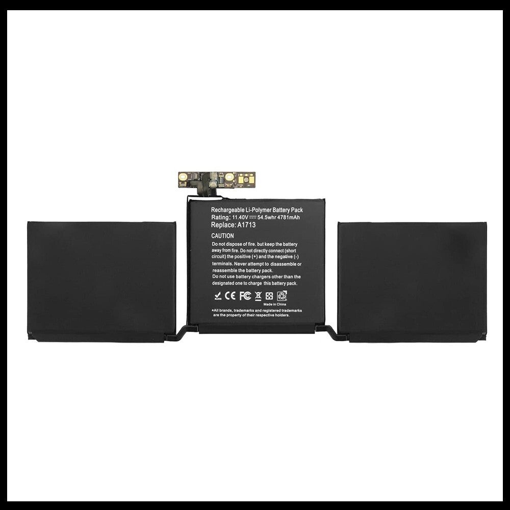 For Apple Macbook Pro 13" A1708 / A1713  / A1708 2016 2017 Replacement Battery