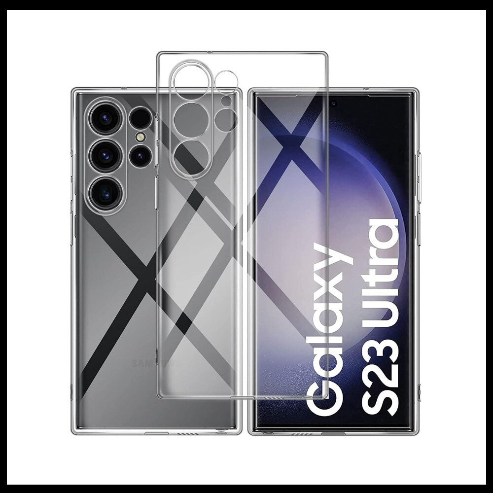 For Samsung Galaxy S23 Ultra S918B Slim Clear Shockproof Gel Phone Cover