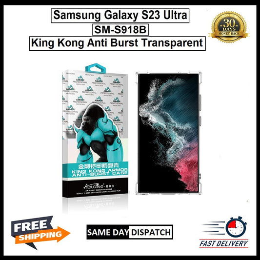 For Samsung Galaxy S23 Ultra King Kong Anti Burst &Silicon Shockproof Case Cover