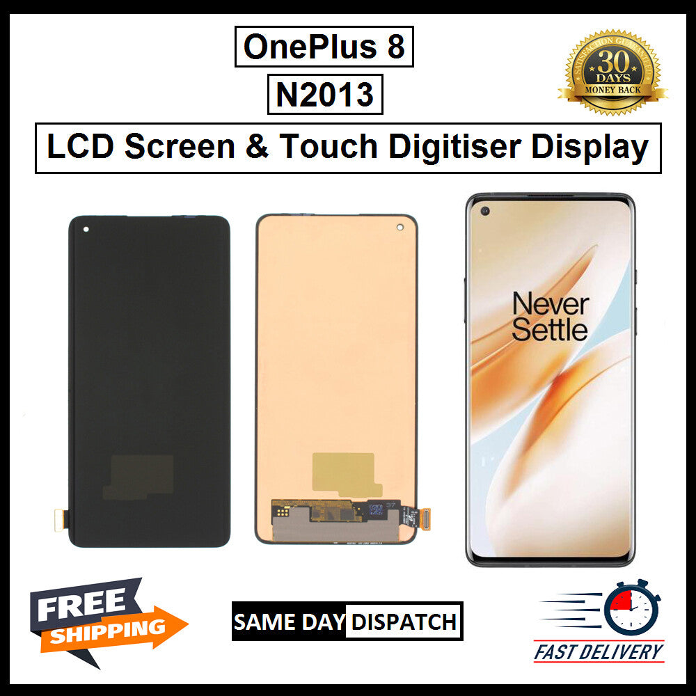 For OnePlus 8 /1+8 IN2013 Display Screen Touch Digitizer Replacement LCD