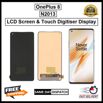 For OnePlus 8 /1+8 IN2013 Display Screen Touch Digitizer Replacement LCD