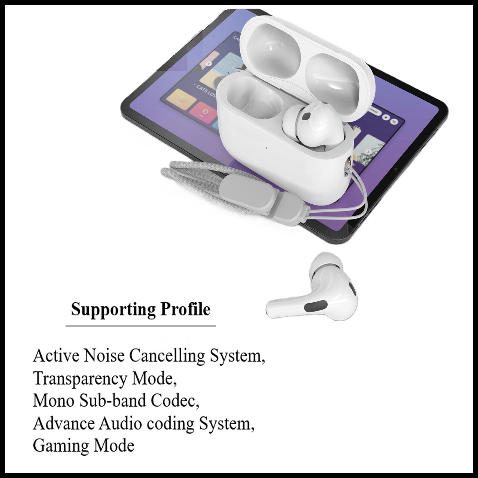 For Dadu True Wireless Earbuds Bluetooth 5.3 Headphones With Charging Case