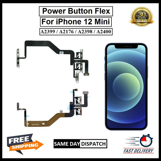 For iPhone 12 Mini Power Flex Cable & Volume Button Flex Replacement