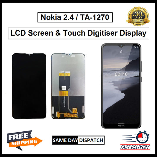 For Nokia 2.4 / TA-1270 LCD Screen Display Touch Digitizer Replacement Assembly 