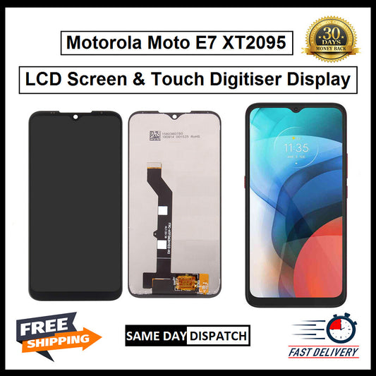 Motorola Moto E7 XT2095 Display Screen Touch Digitizer Replacement LCD