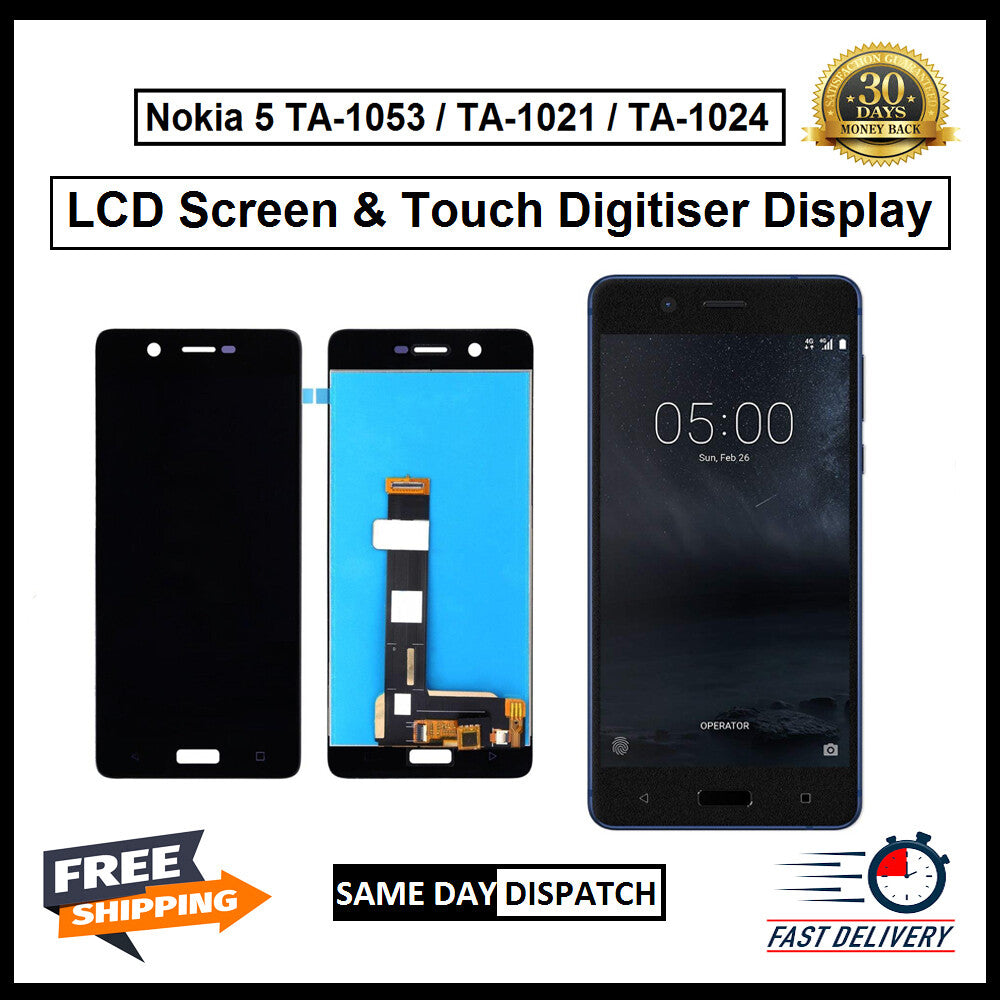 For Nokia 5 / TA-1053 LCD Screen Display Touch Digitizer Replacement Assembly 