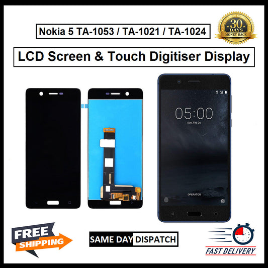 For Nokia 5 / TA-1053 LCD Screen Display Touch Digitizer Replacement Assembly 