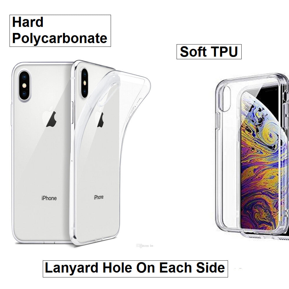 For Apple iPhone XS Max Slim Clear Shockproof Gel Phone Cover