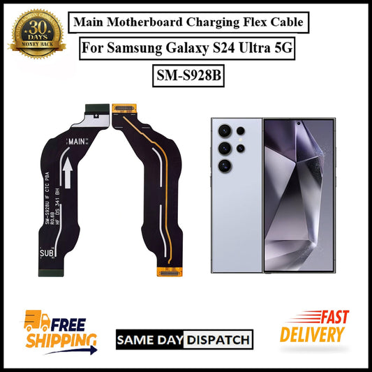 For Samsung Galaxy S24 Ultra 5G Main Motherboard Charging Flex Cable Replacement