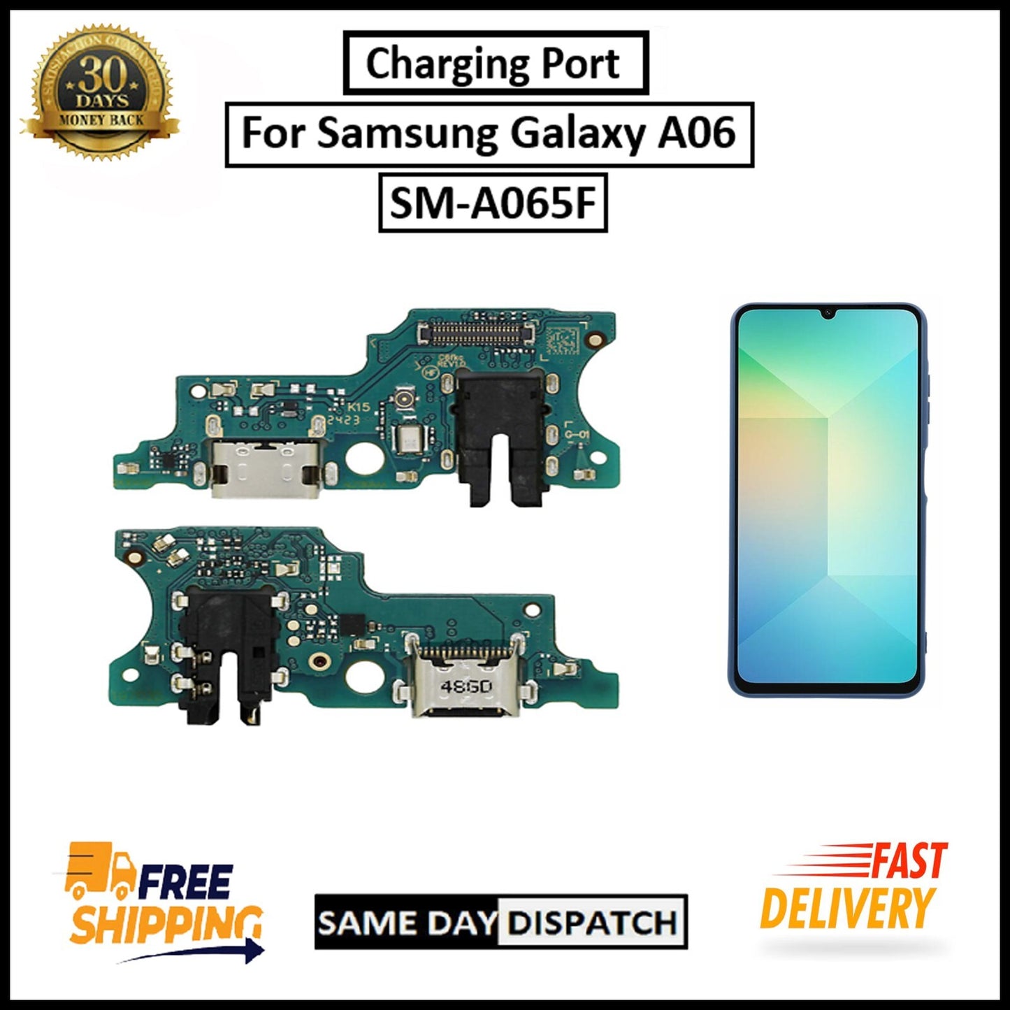 For Samsung Galaxy A06 / SM-A065F Charging Port Board Connector Replacement