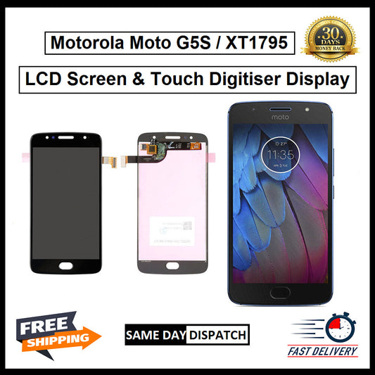 Motorala Moto G5s XT1795 Display Screen Touch Digitizer Replacement LCD