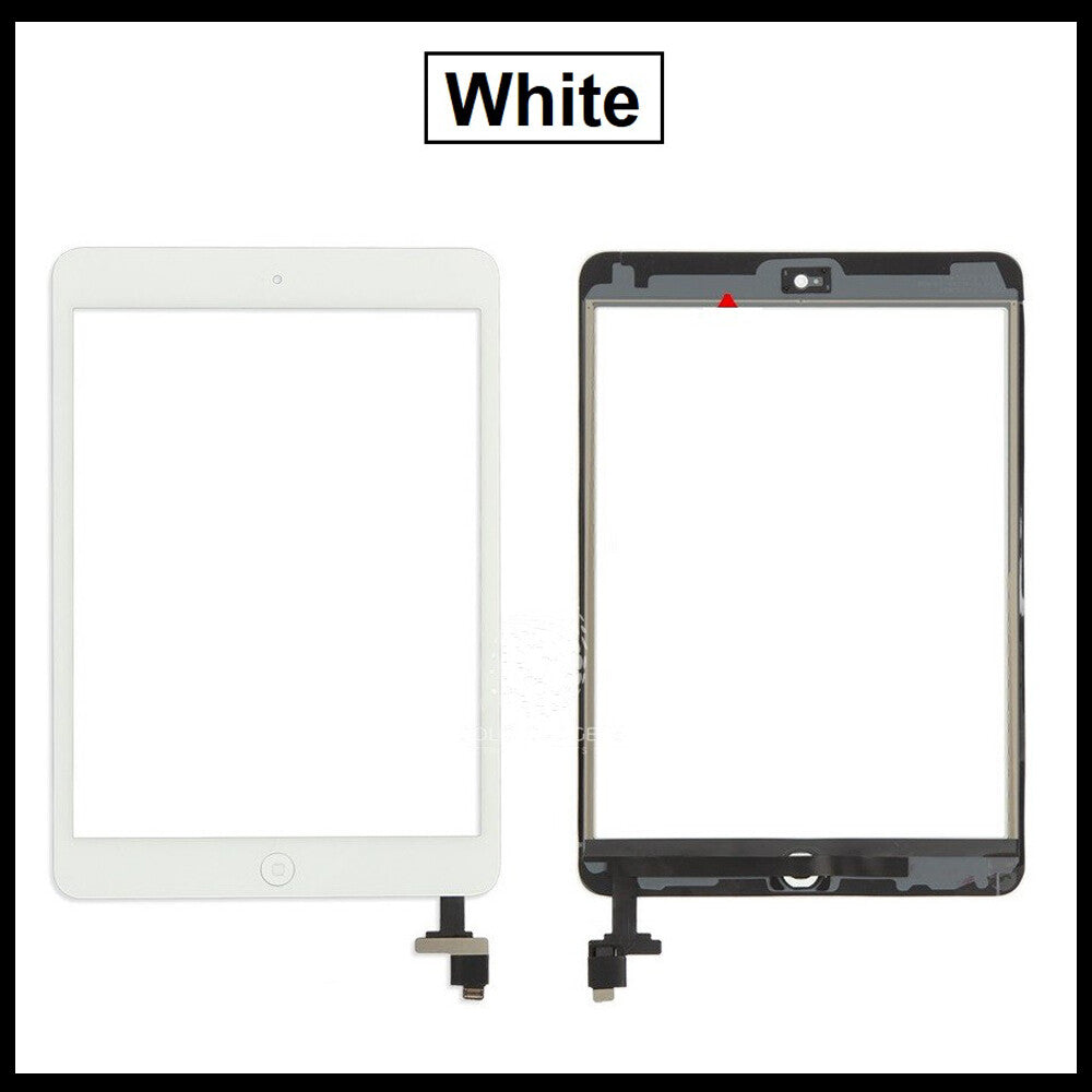 For iPad Mini 1/2 A1489 A1490 Touch Screen Digitizer Replacement &IC Home Button