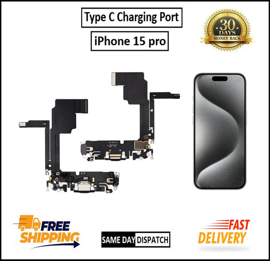 For Apple iPhone 15 Pro Type C Charging Port Flex Cable Replacement