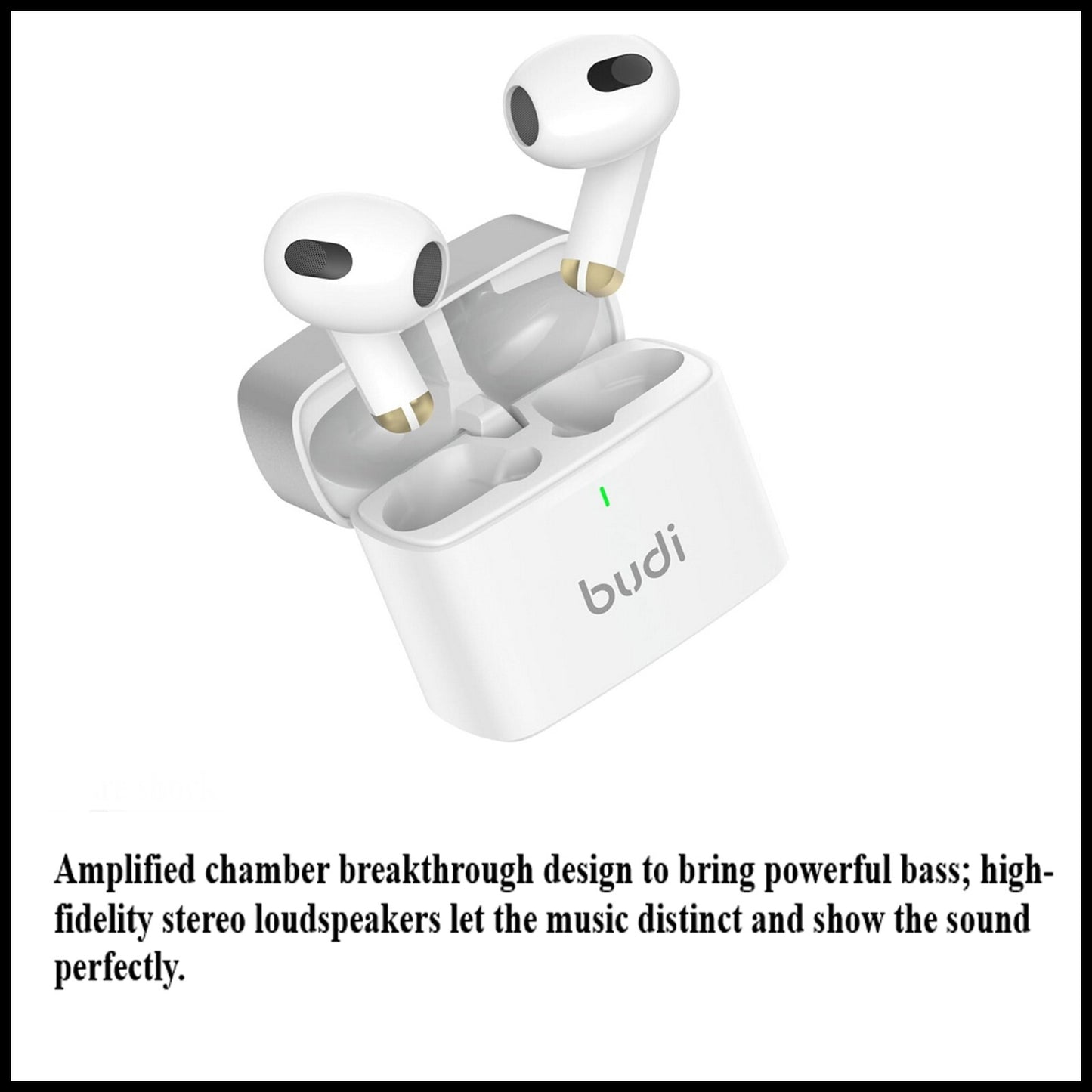 For Budi True Wireless Stereo Earphones