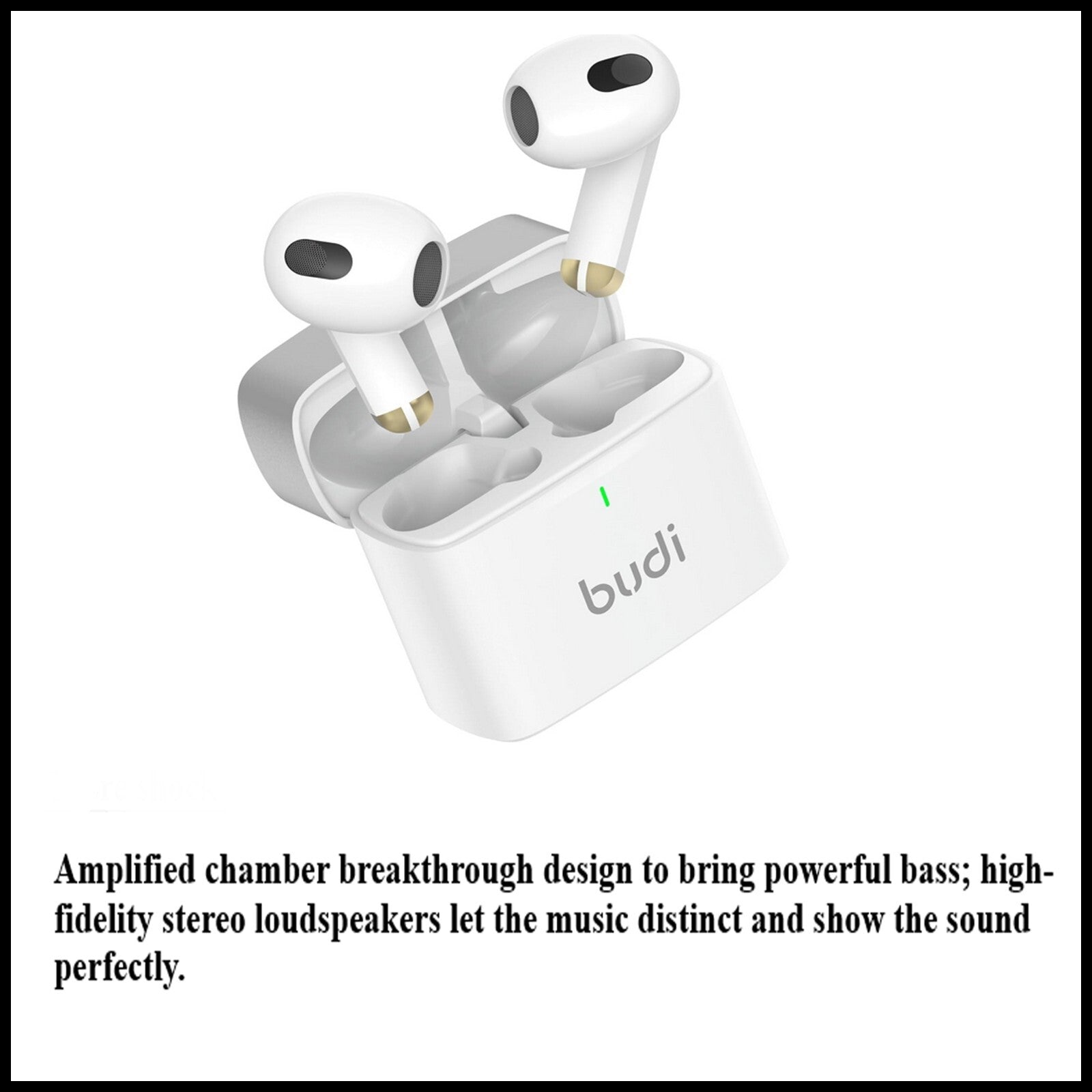 For Budi True Wireless Stereo Earphones