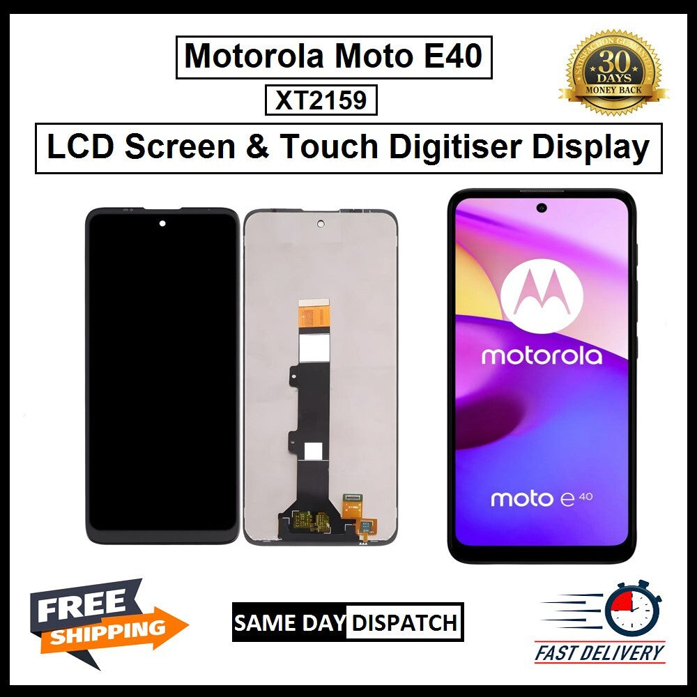 For Motorola Moto E40 / XT2159 Display Touch Digitizer Replacement LCD