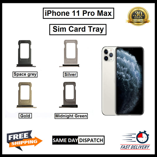 NEW REPLACEMENT FOR iPHONE (11 PRO MAX ) SIM TRAY SIM HOLDER SIM SLOT
