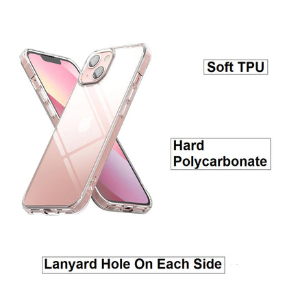 For Apple iPhone 13 Mini Slim Clear Shockproof Gel Phone Cover
