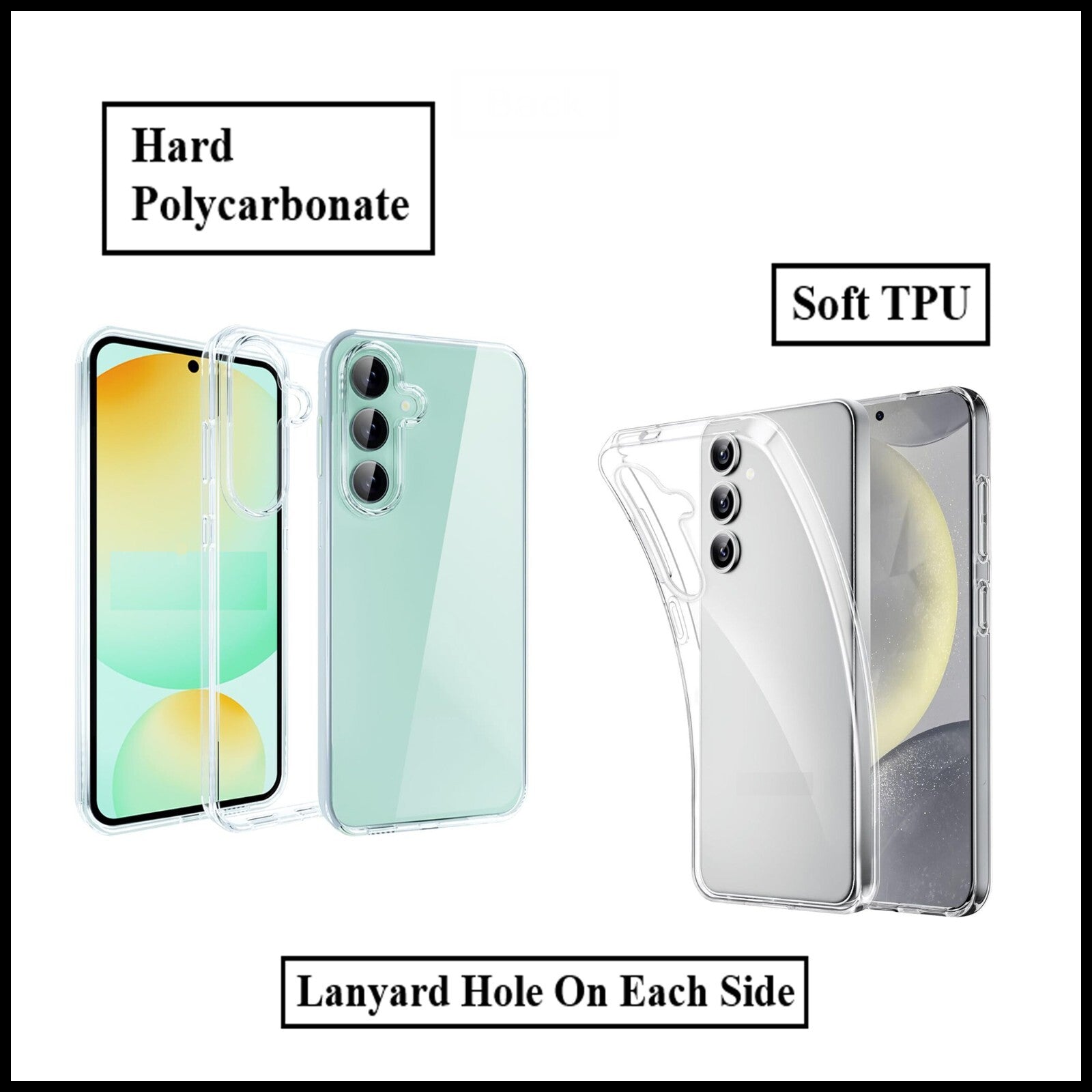 For Samsung Galaxy S24 Plus Slim Clear Shockproof Gel Phone Cover