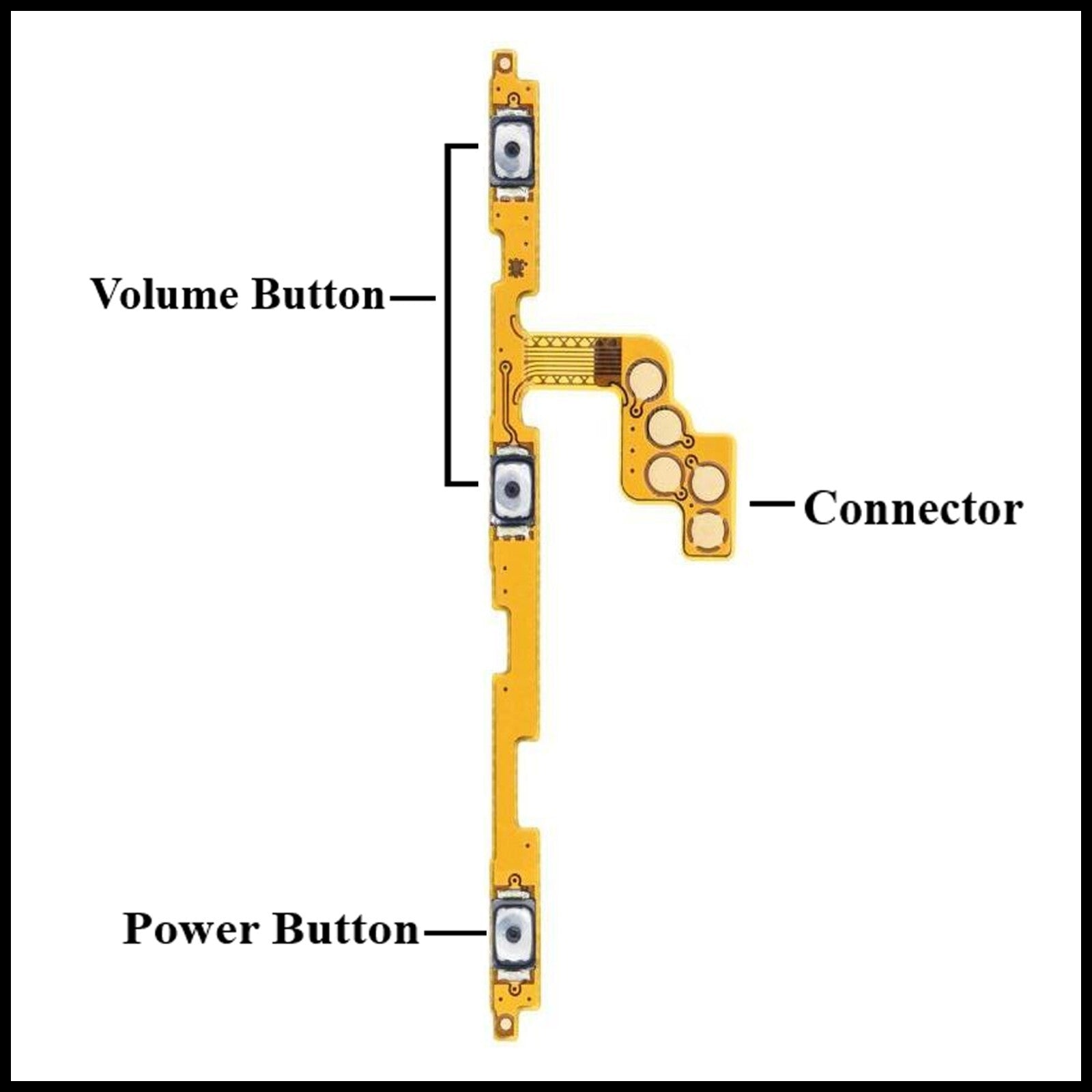 For Samsung Galaxy A21s A217F Power Flex Cable & Volume Button Flex Replacement