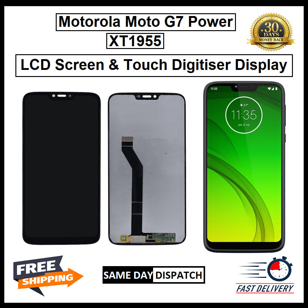 For Motorola Moto G7 Power / XT-1955 Display Touch Digitizer Replacement LCD