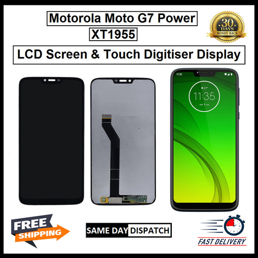 For Motorola Moto G7 Power / XT-1955 Display Touch Digitizer Replacement LCD