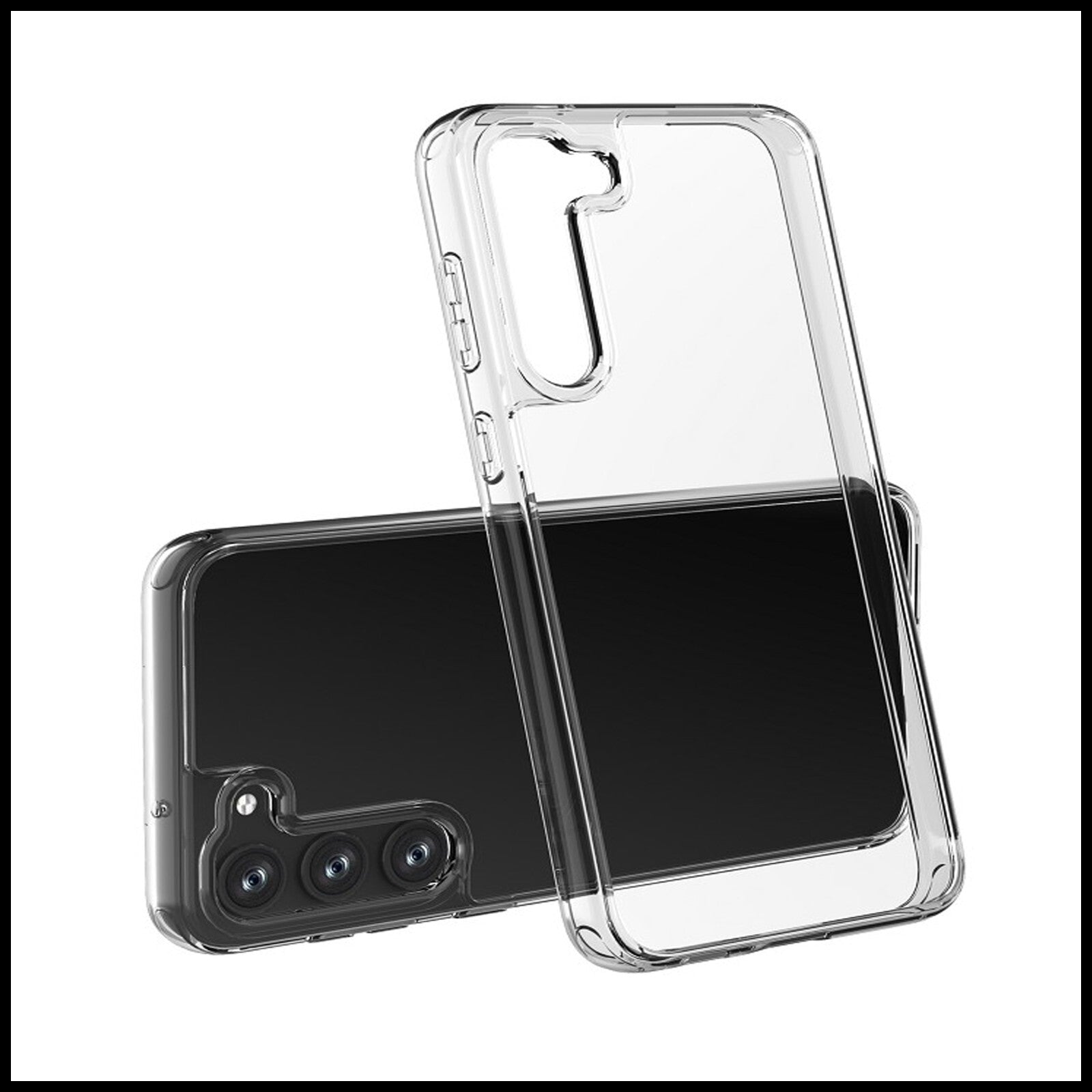 For Samsung Galaxy S23 Slim Clear Shockproof Gel Phone Cover