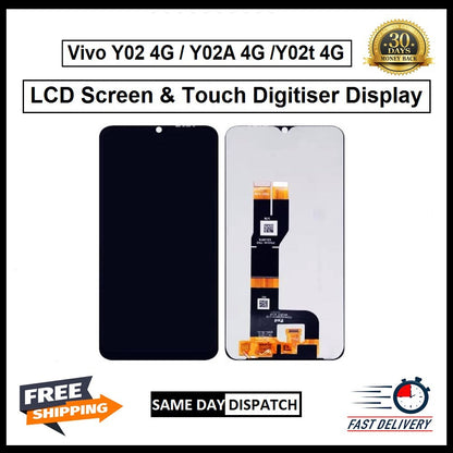 For Vivo Y02 4G / Y02A 4G / Y02t Display Screen Touch Digitizer Replacement  LCD