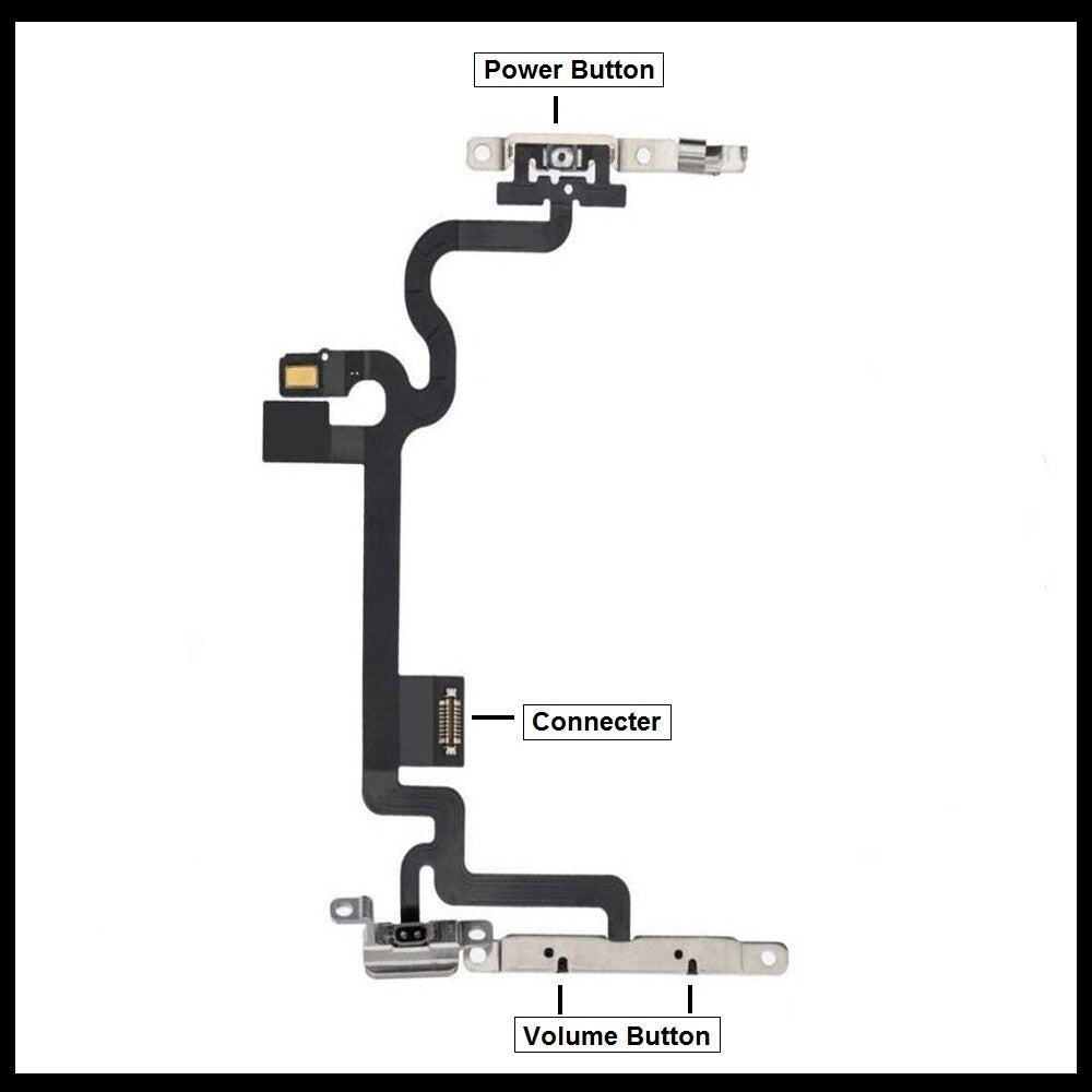 For iPhone 7 Power Flex Cable & Volume Button Flex Replacement