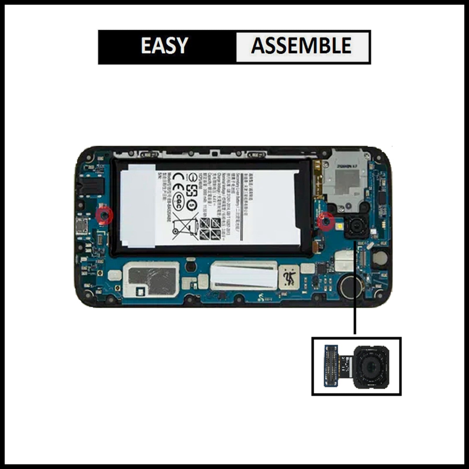 For Samsung Galaxy J5(2017)/SM-J530F Genuine Rear (Back) Main Camera Replacement