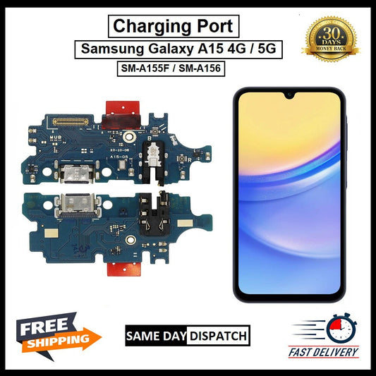 For Samsung Galaxy A15 4G / 5G SM-A155F  SM-A156  Charging Port Flex Replacement