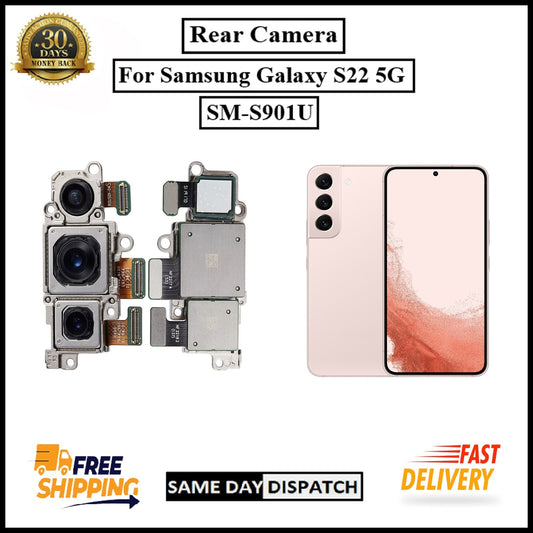 For Samsung Galaxy S22 5G / SM-S901U Genuine Rear (Back) Main Camera Replacement