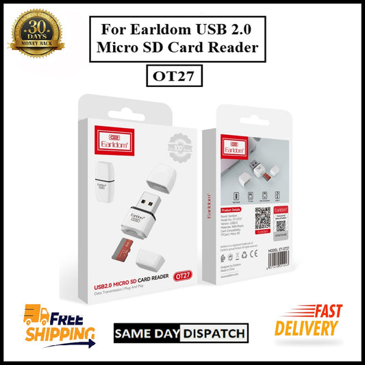 For Earldom ET-OT27  USB 2.0 Micro SD Card Reader-TF Card Adapter for Android,PC