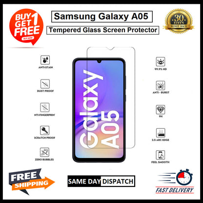 For Samsung A05/A05S/A15/A25 5G / A15 5G/ A34 5G/A54 5G Tempered Glass Protector