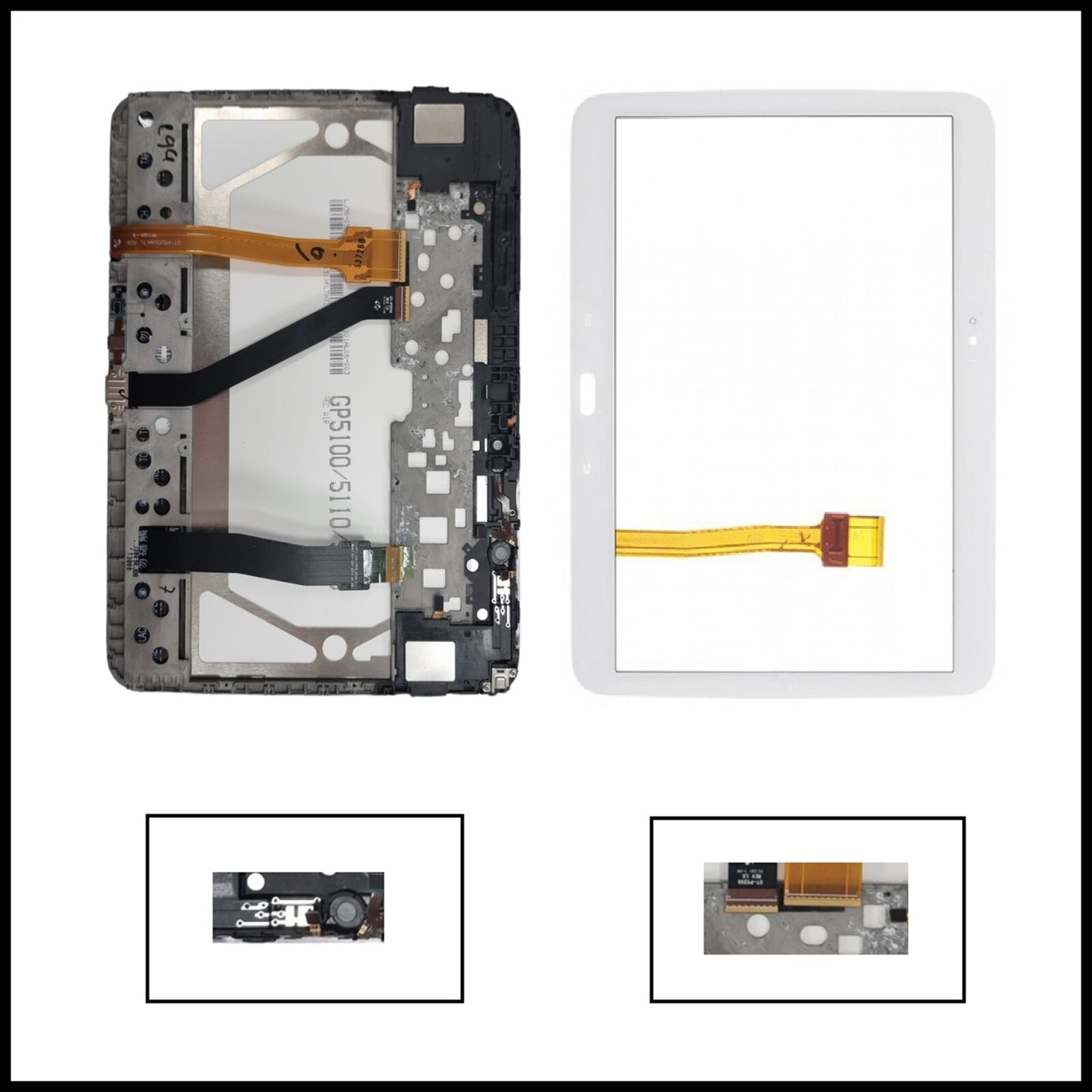 For Samsung Galaxy Tab 3 10.1 GT-P5200 LCD Display Touch Screen Digitizer
