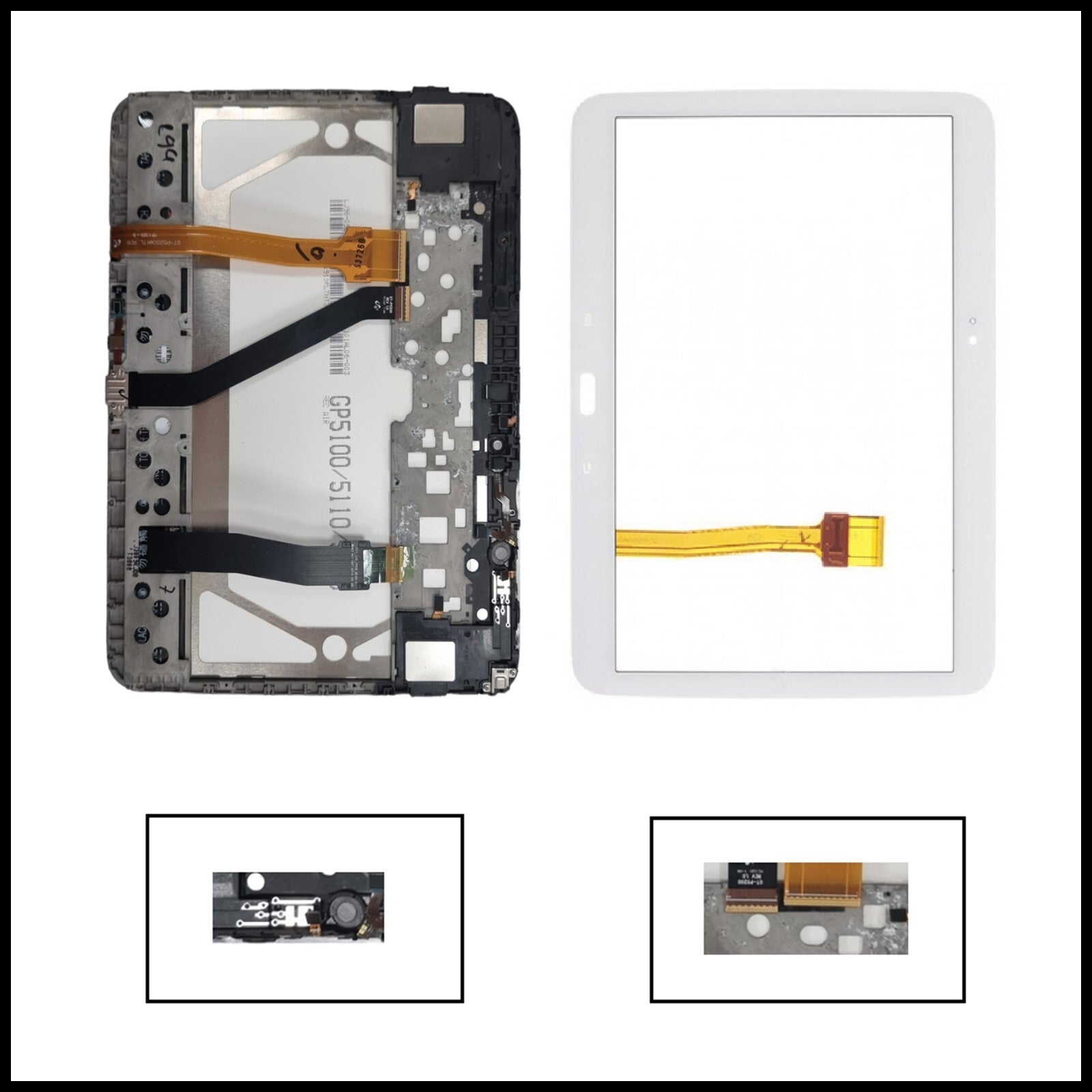 For Samsung Galaxy Tab 3 10.1 GT-P5200 LCD Display Touch Screen Digitizer