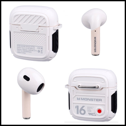 For Monster AIRMARS XKT16 Wireless Gaming Headphones With Noise Canceling & MIC