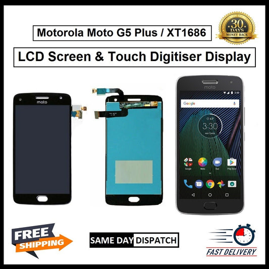For Motorala Moto G5 Plus XT1686 Display Screen Touch Digitizer Replacement LCD