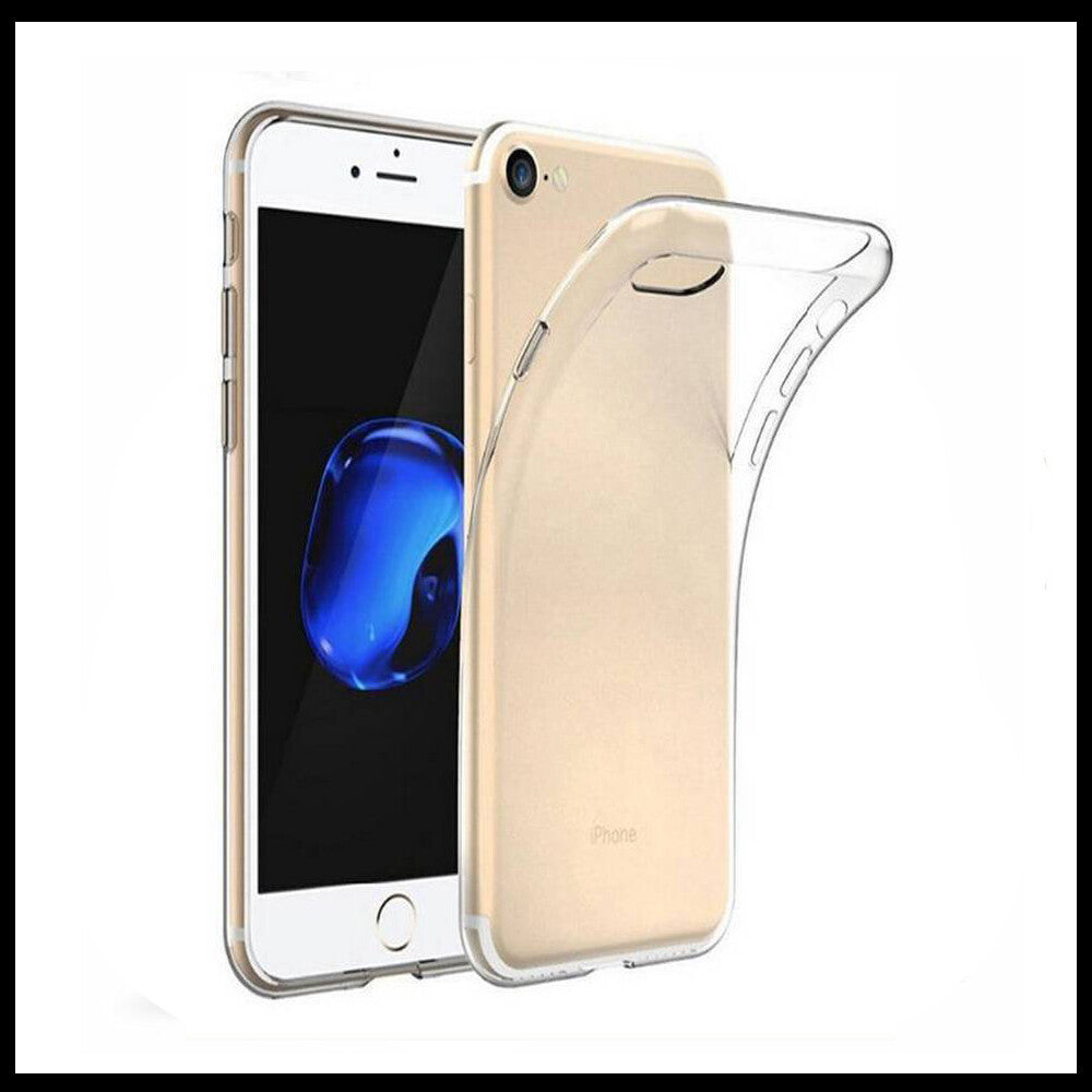 For Apple iPhone 6 Plus / 6s Plus Slim Clear Shockproof Gel Phone Cover