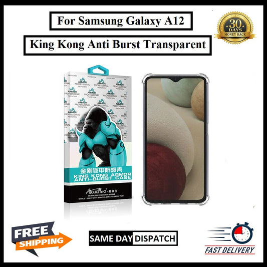 For Samsung Galaxy A12 King Kong Anti Burst & Silicon Shockproof Case Cover