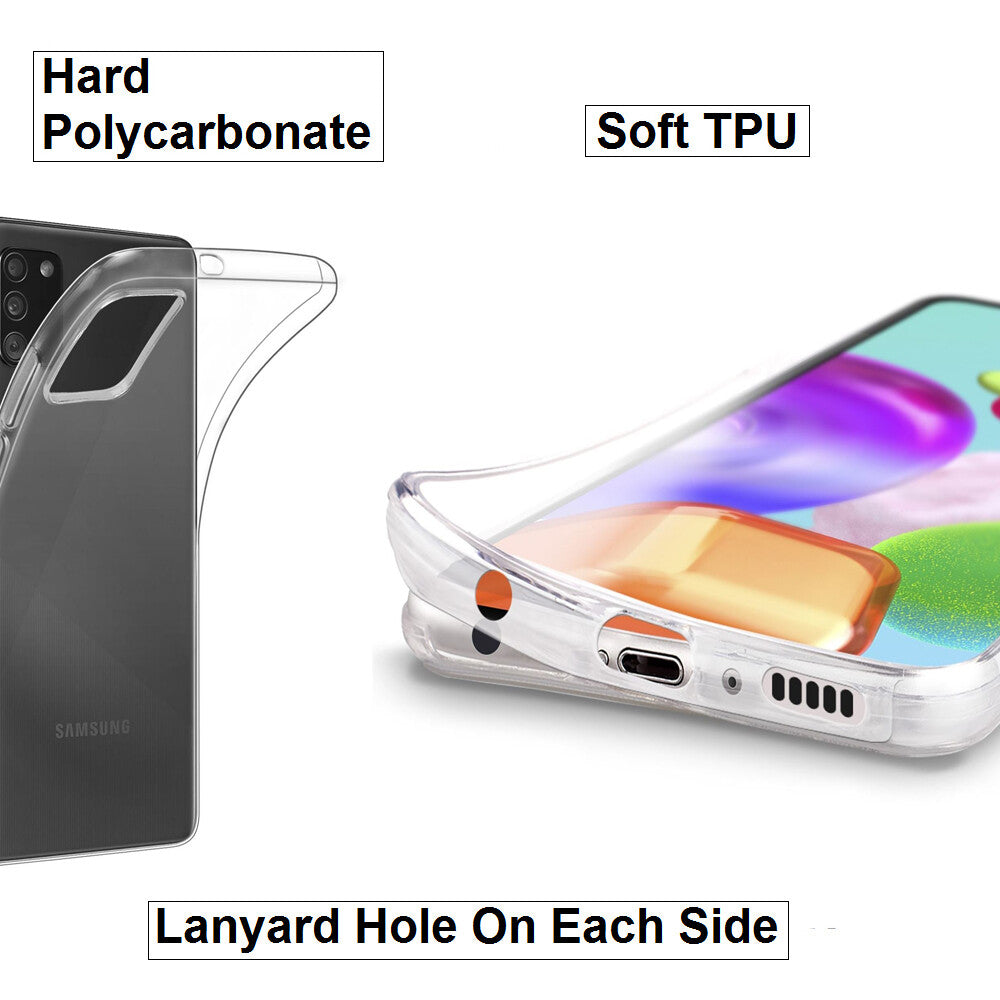 For Samsung Galaxy A41 / SM-A415F Slim Clear Shockproof Gel Phone Cover